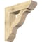 Ekena Millwork Funston Slat Rough Sawn Bracket w/ Offset Brace, Douglas Fir, 8"W x 30"D x 30"H BKT0806X30X30FST06RDF - alternate 1